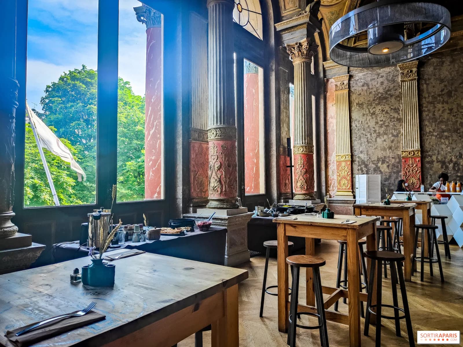 La Gaîté Lyrique in Paris, specialty coffee cafe