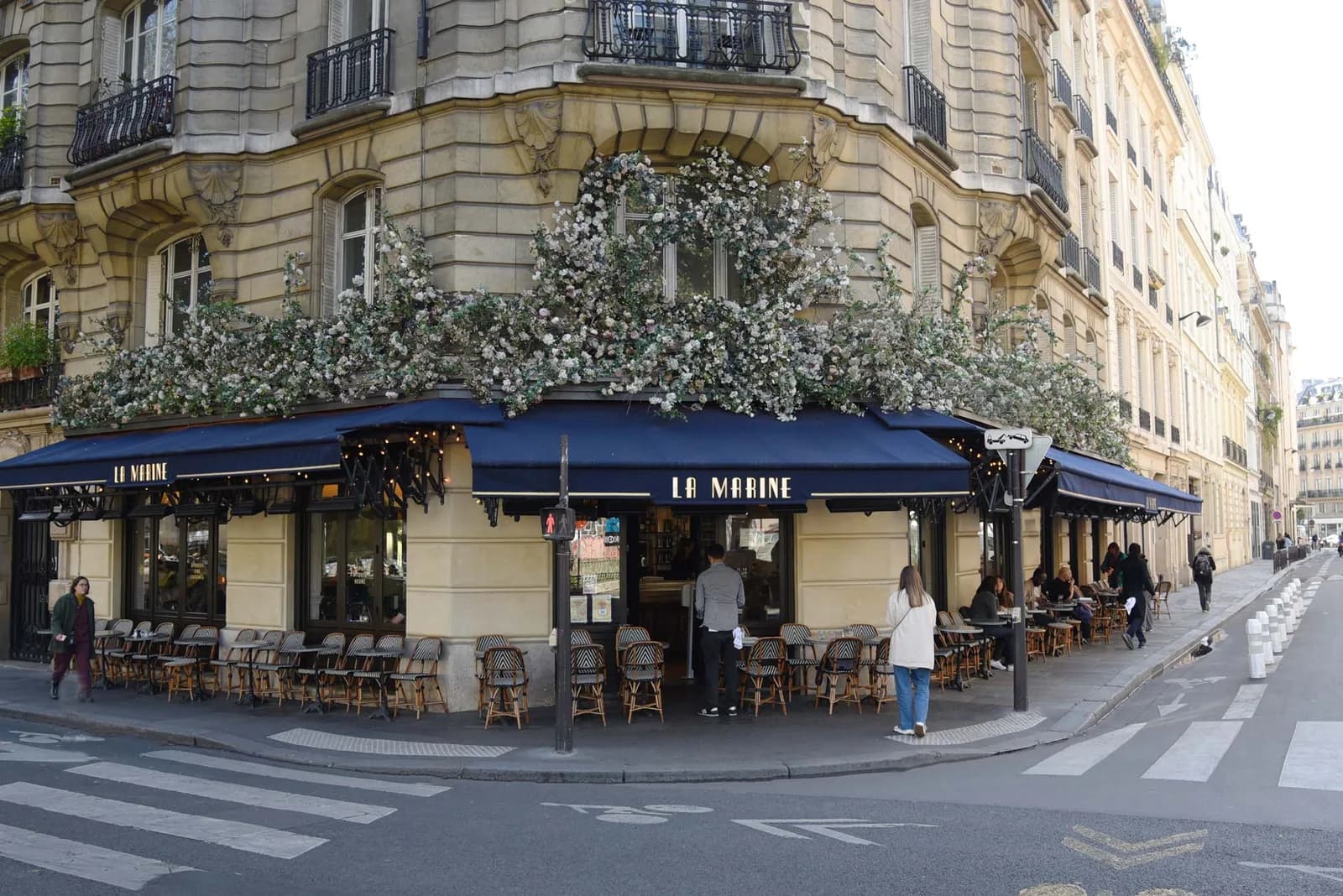 La Marine in Paris, specialty coffee cafe