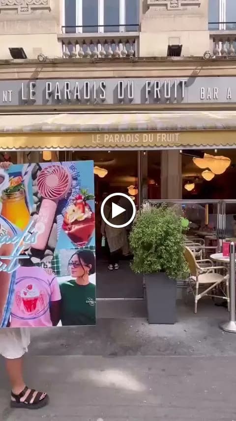 Le Paradis du Fruit - Bastille in Paris, specialty coffee cafe