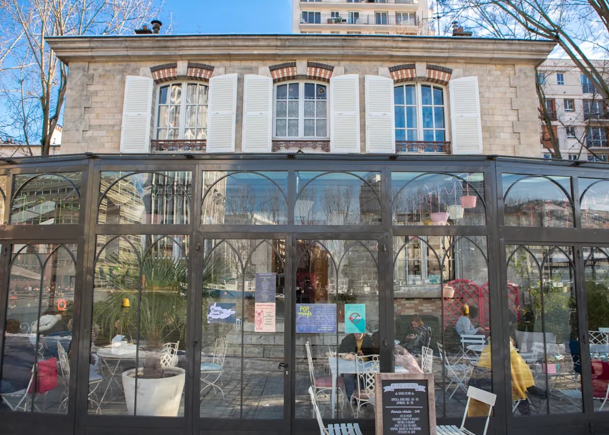 Le Pavillon des Canaux in Paris, specialty coffee cafe