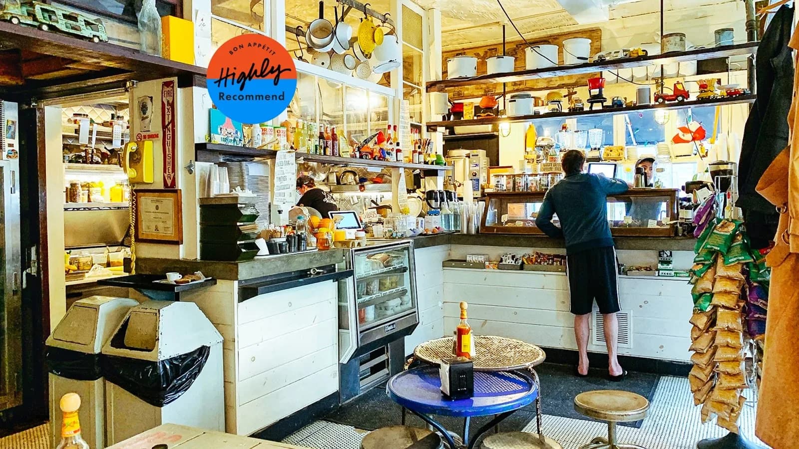 Lella Alimentari in New York City, specialty coffee cafe