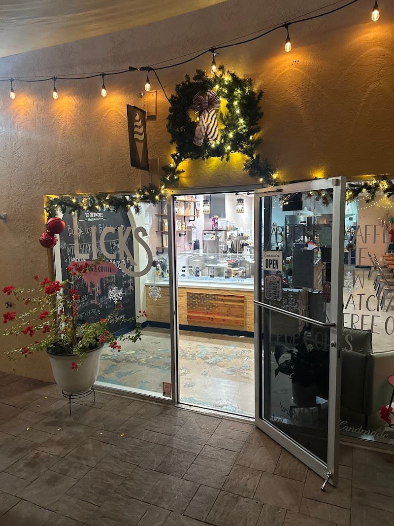 Licks Ice Cream & Coffee in Tucson, specialty coffee cafe