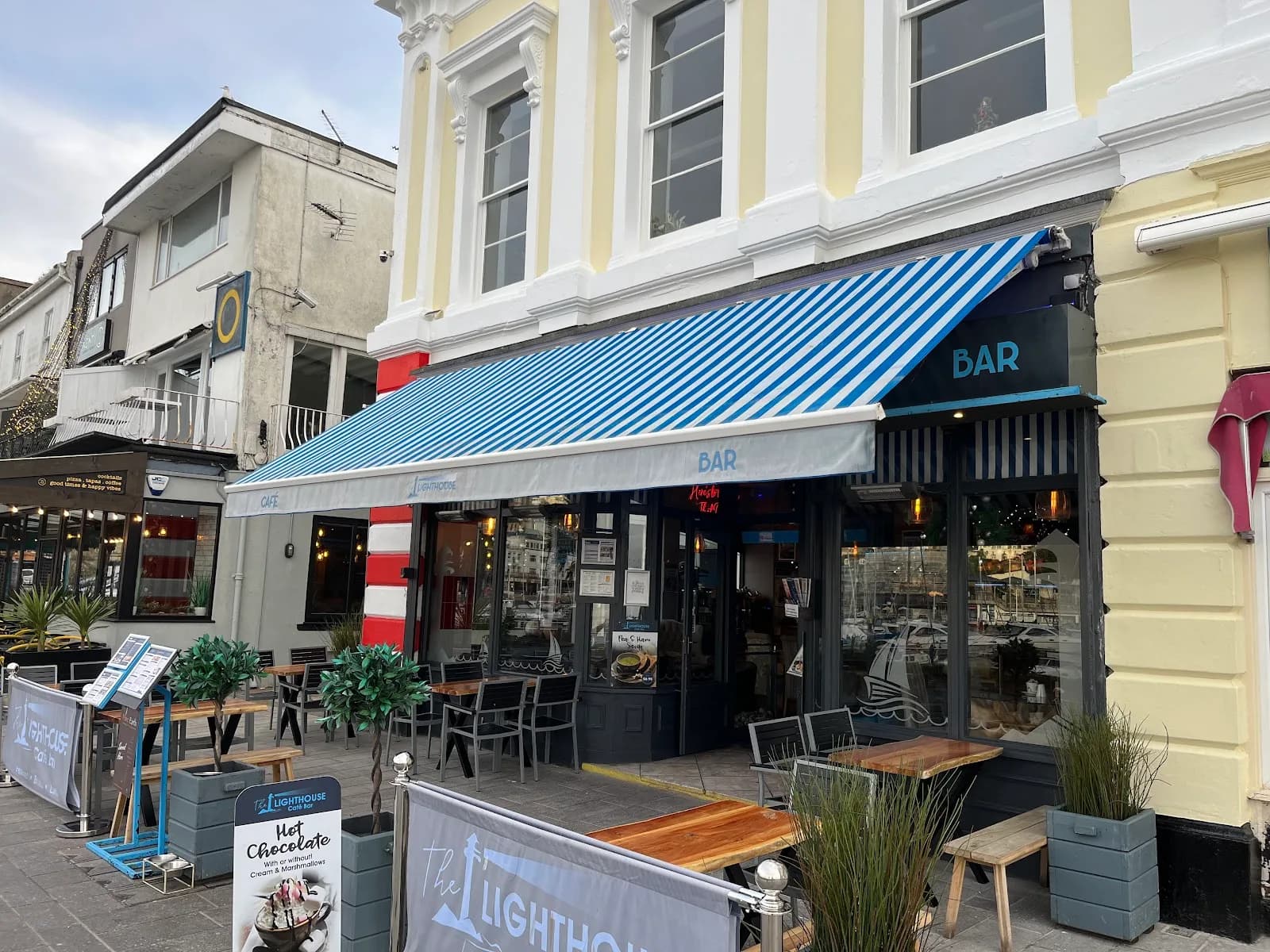 Lighthouse continental cafe bar in Borough of Torbay, specialty coffee cafe