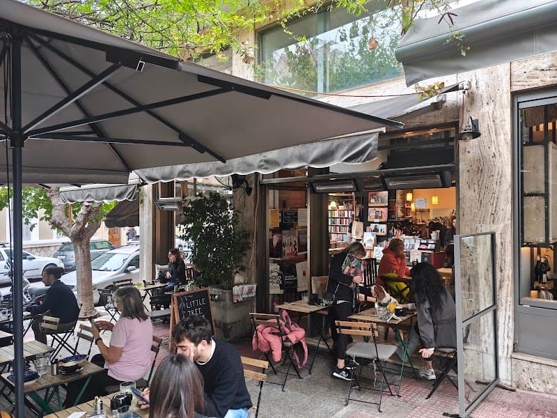 Little Tree Books and Coffee in Athens, specialty coffee cafe