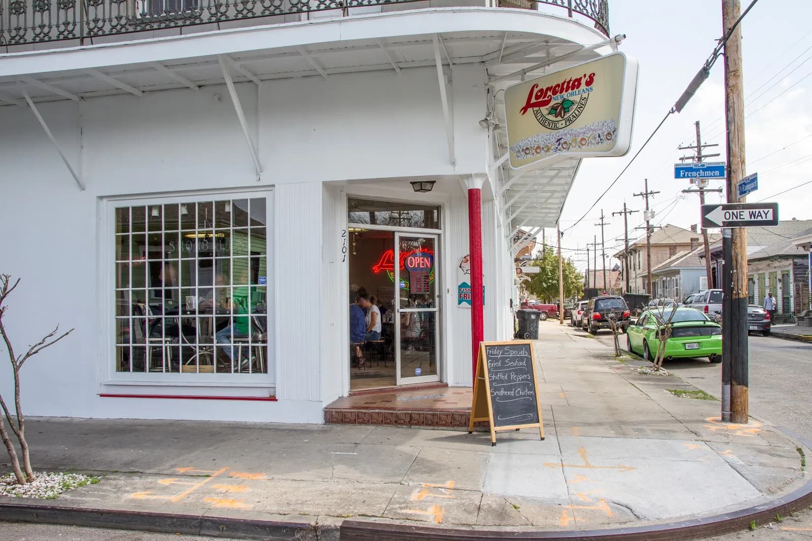 Loretta's Authentic Pralines in New Orleans, specialty coffee cafe