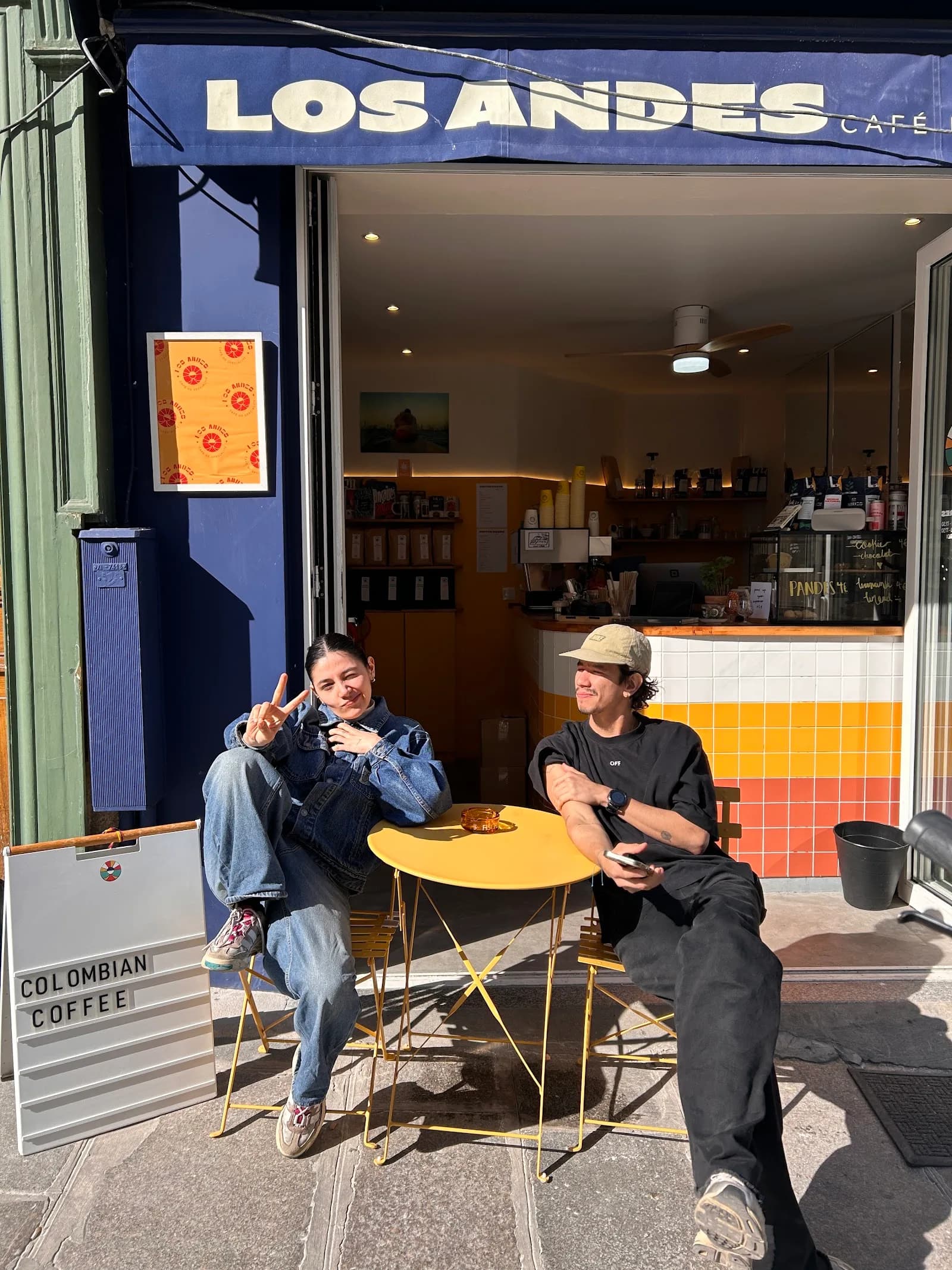 Los Andes Coffee in Paris, specialty coffee cafe