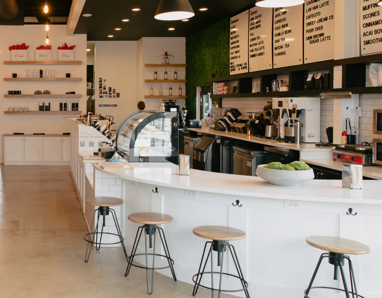 Luv Coffee in Montgomery, specialty coffee cafe