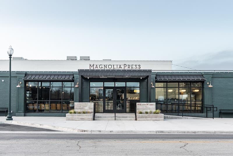 Magnolia Press Coffee Co. in Waco, specialty coffee cafe