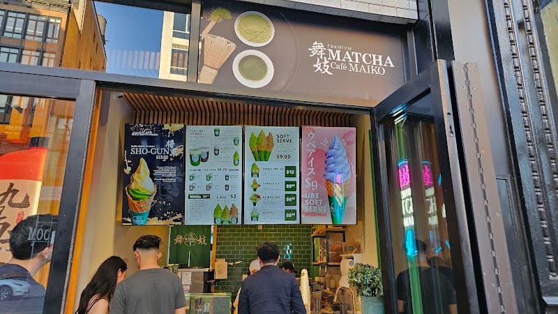 Maiko Matcha Cafe in New York City, specialty coffee cafe