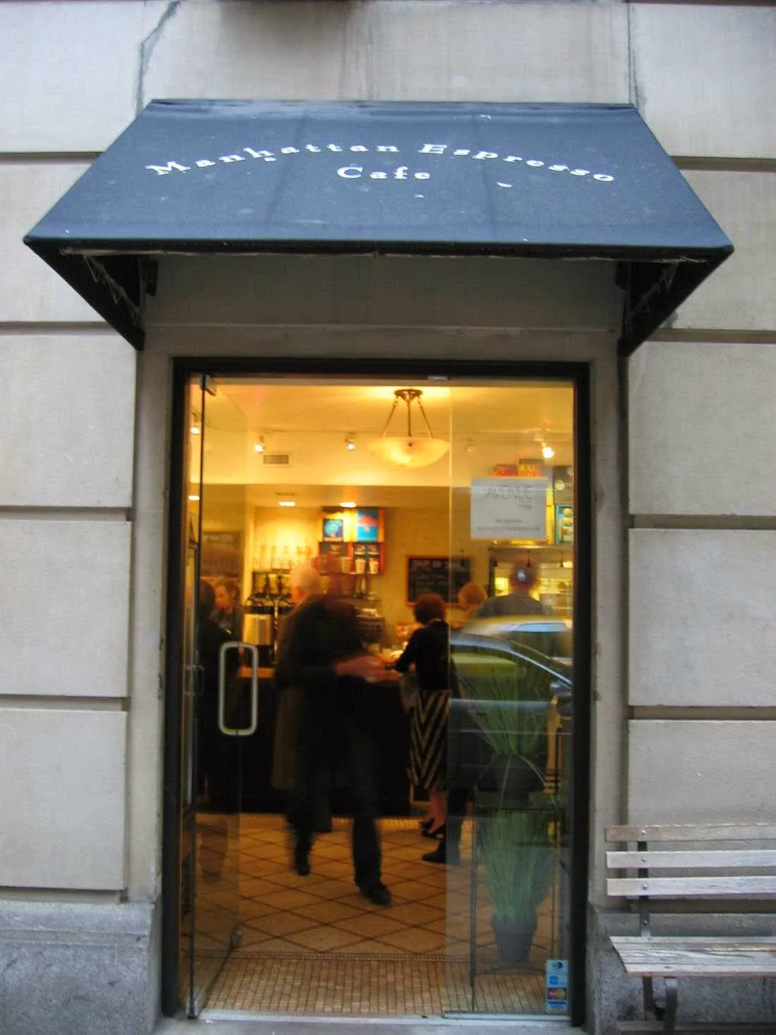 Manhattan Espresso Cafe in New York City, specialty coffee cafe