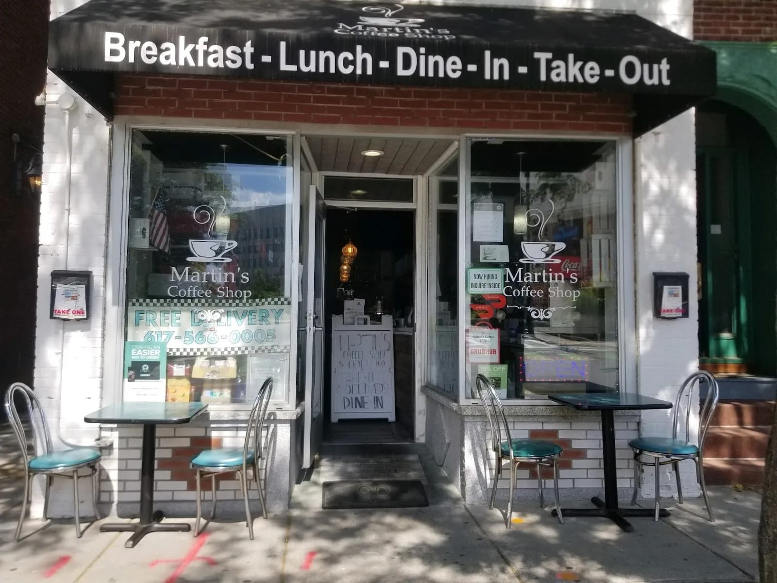 Martin's Coffee Shop in Brookline, specialty coffee cafe