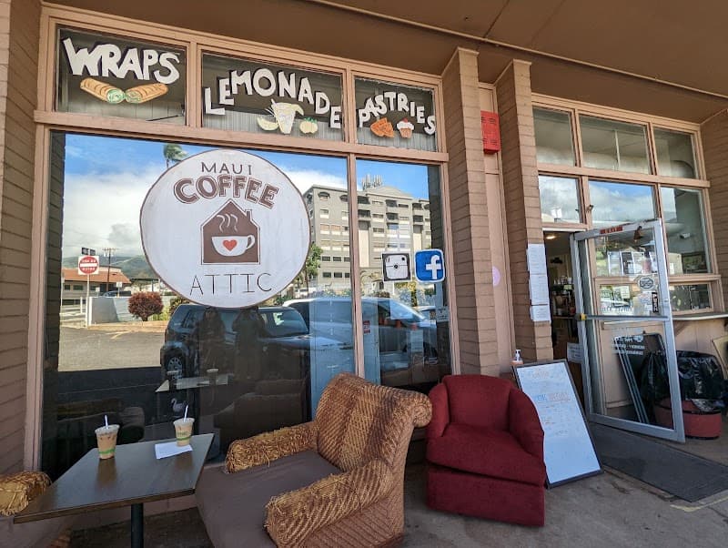 Maui Coffee Attic in Kahului, specialty coffee cafe