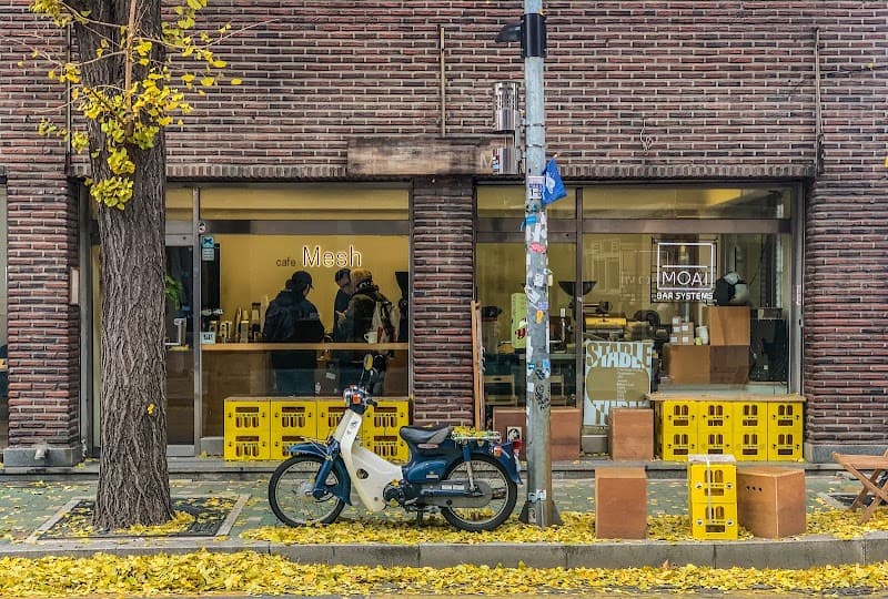 Mesh Coffee in Seoul, specialty coffee cafe