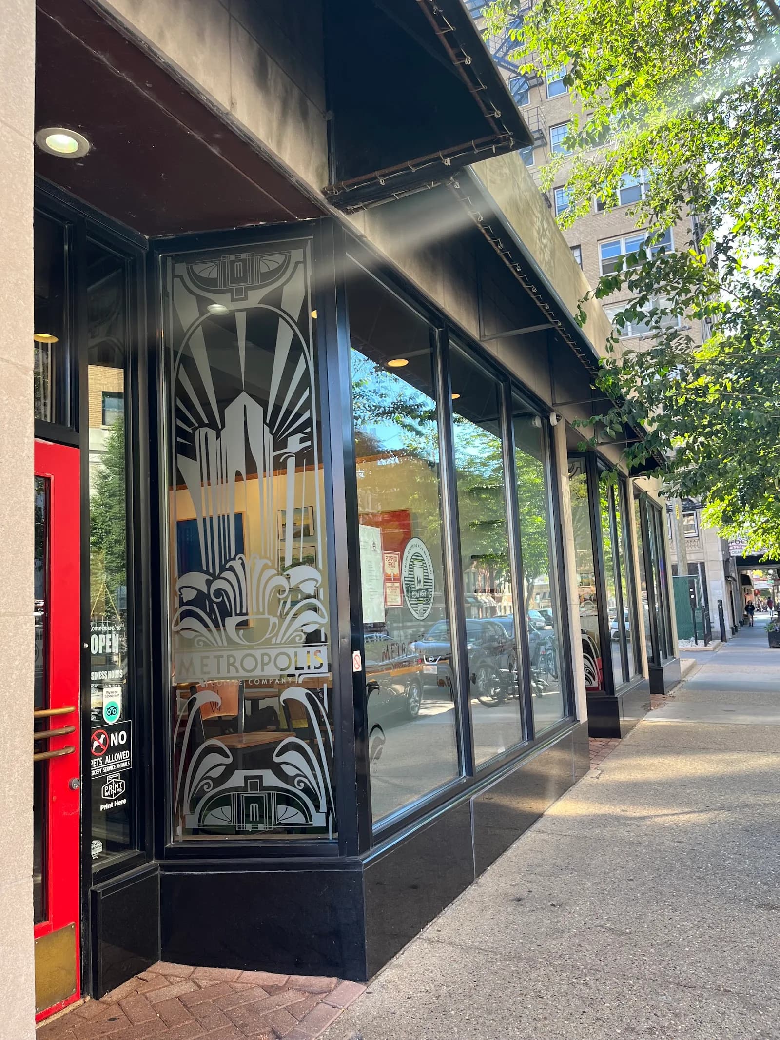 Metropolis Coffee Company in Chicago, specialty coffee cafe