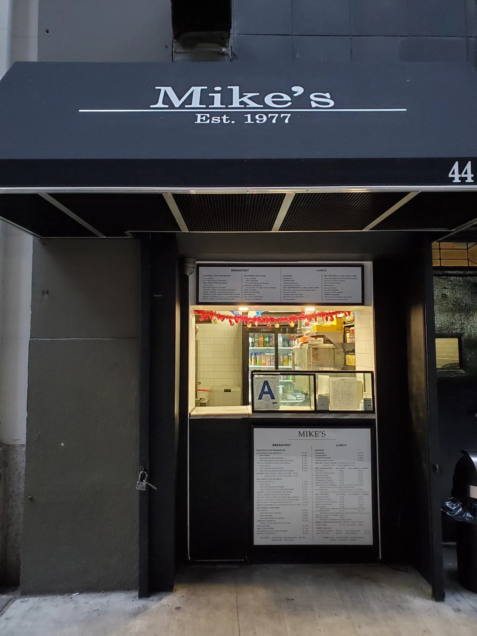 Mike's Coffee and Deli in New York City, specialty coffee cafe