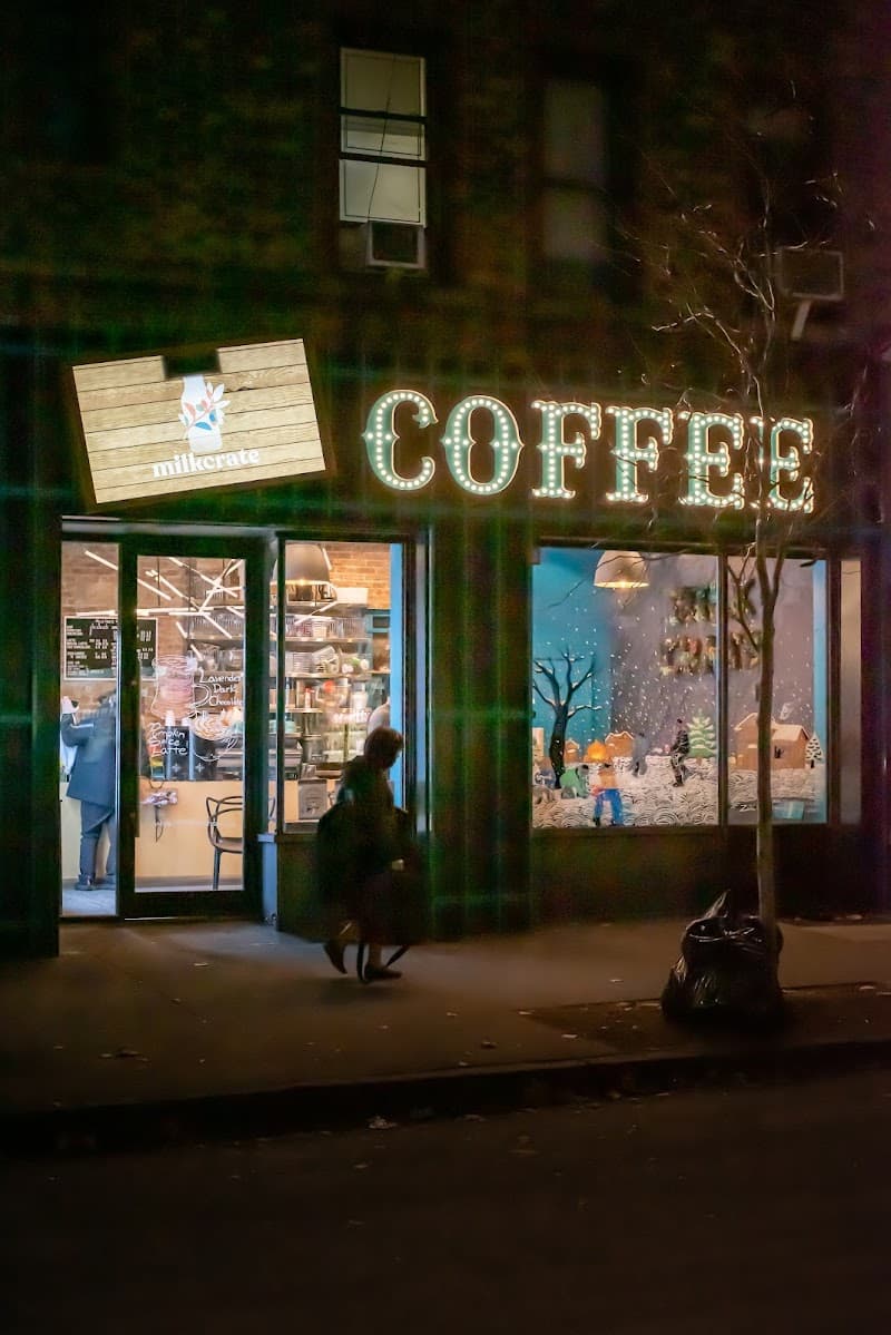 Milk Crate Coffee in New York City, specialty coffee cafe