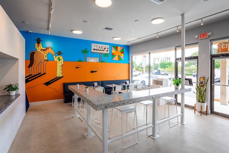 Milly's Empanada Factory in Miami, specialty coffee cafe