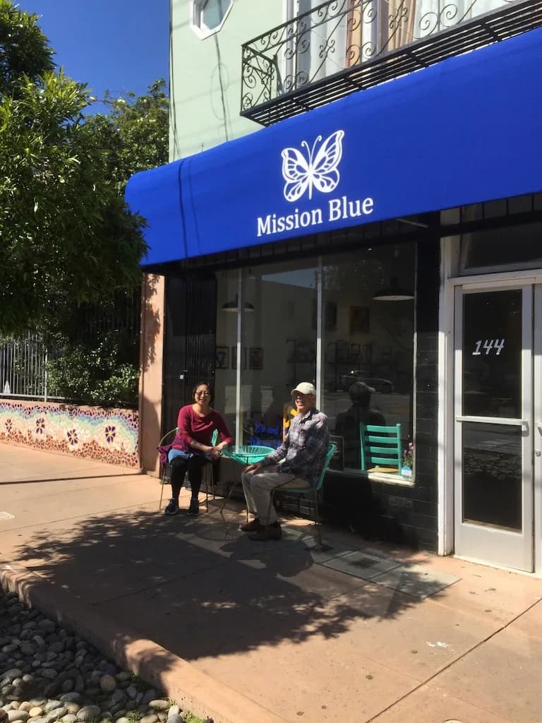 Mission Blue in San Francisco, specialty coffee cafe