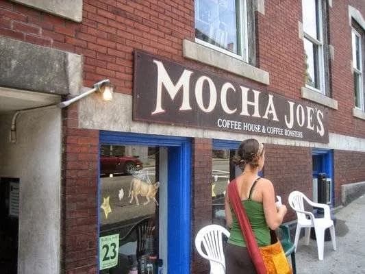 Mocha Joe's Cafe in Brattleboro, specialty coffee cafe