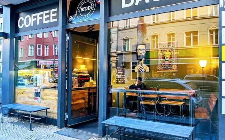 MOD ROCKERS ROASTERY & BAGELS in Berlin, specialty coffee roaster