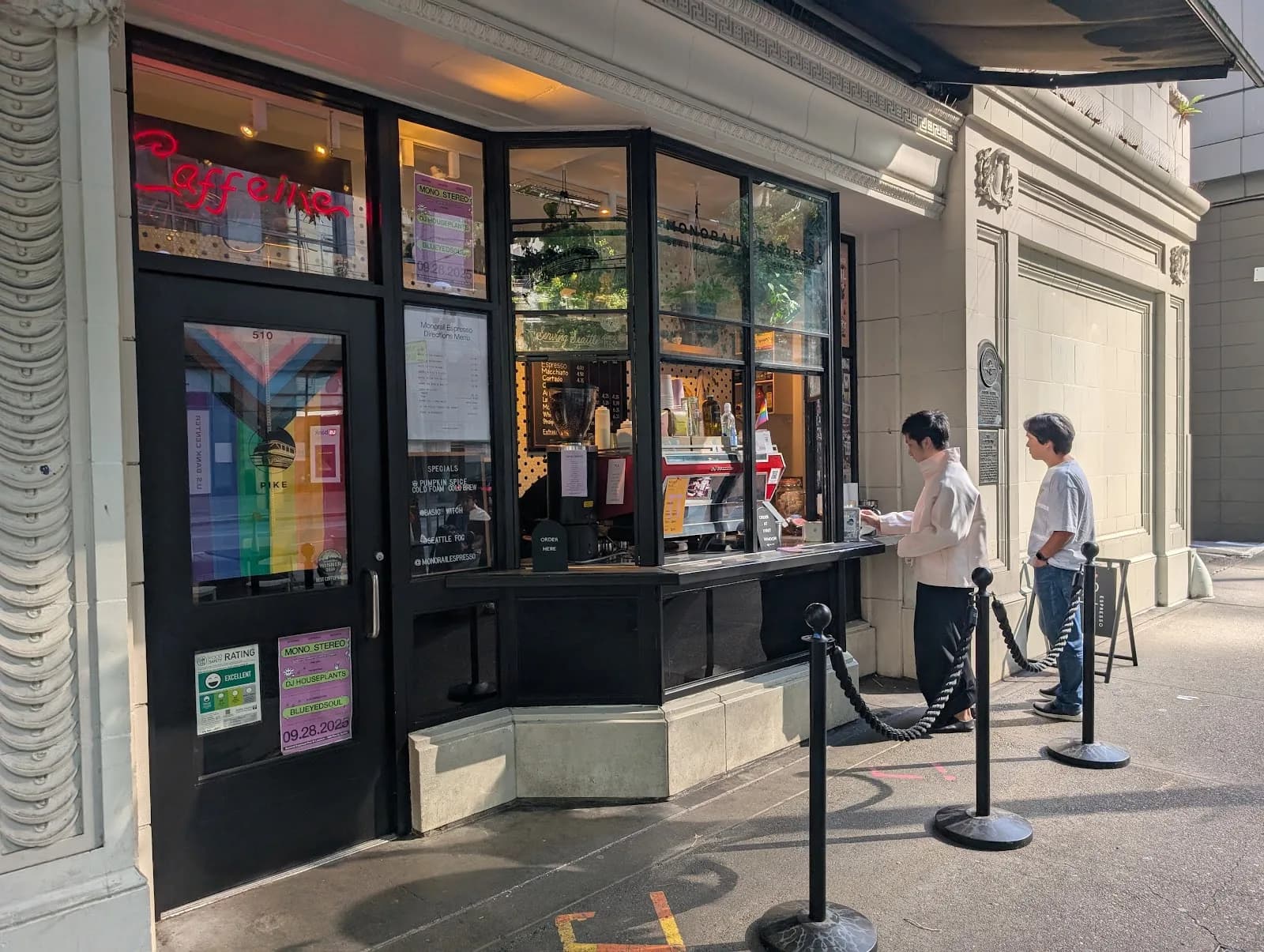 Monorail Espresso in Seattle, specialty coffee cafe