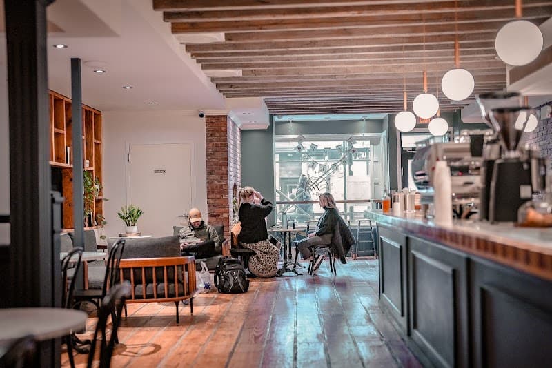 Moshava Coffee in New York City, specialty coffee cafe