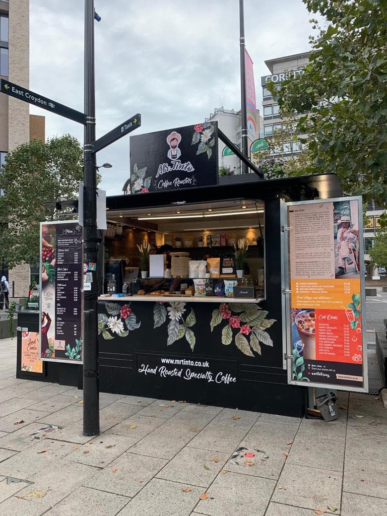 Mr Tinto Coffee Roasters East Croydon in London, specialty coffee roaster