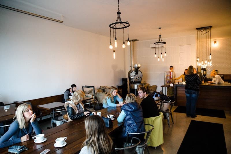 Mundos HQ in Traverse City, specialty coffee roaster