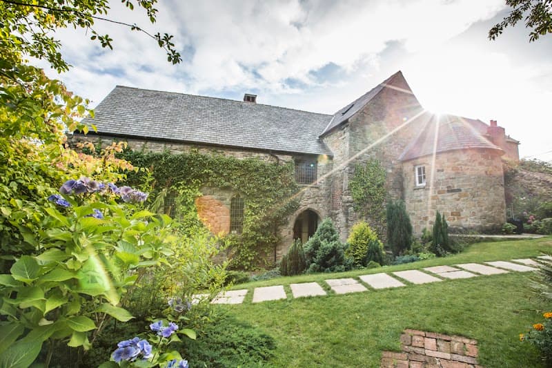 National Trust - Crook Hall Gardens in Durham, specialty coffee cafe
