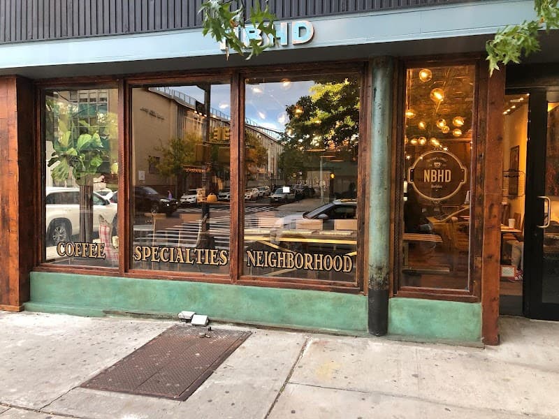 NBHD Brulee in New York City, specialty coffee cafe