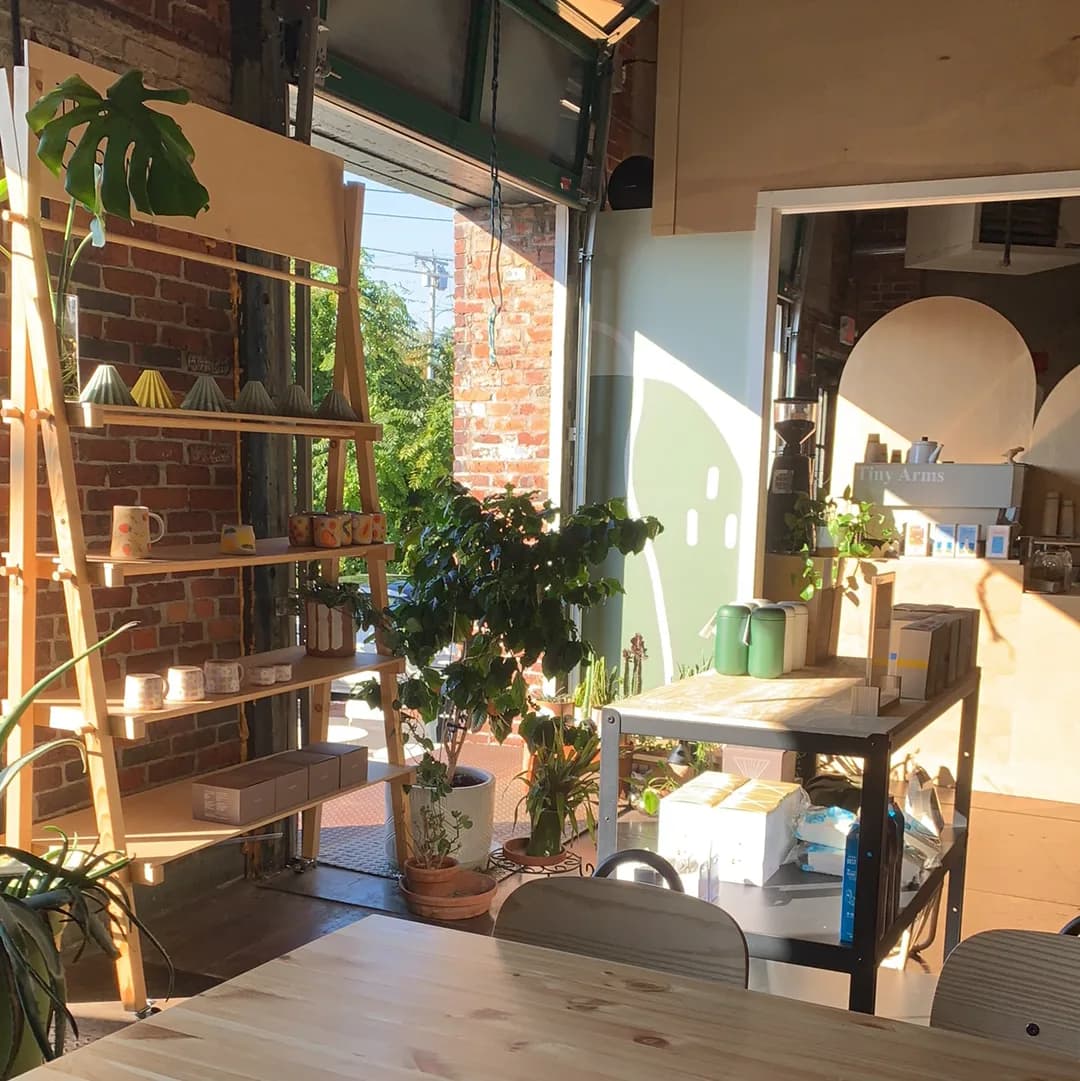 Nibbāna Café in Lowell, specialty coffee cafe
