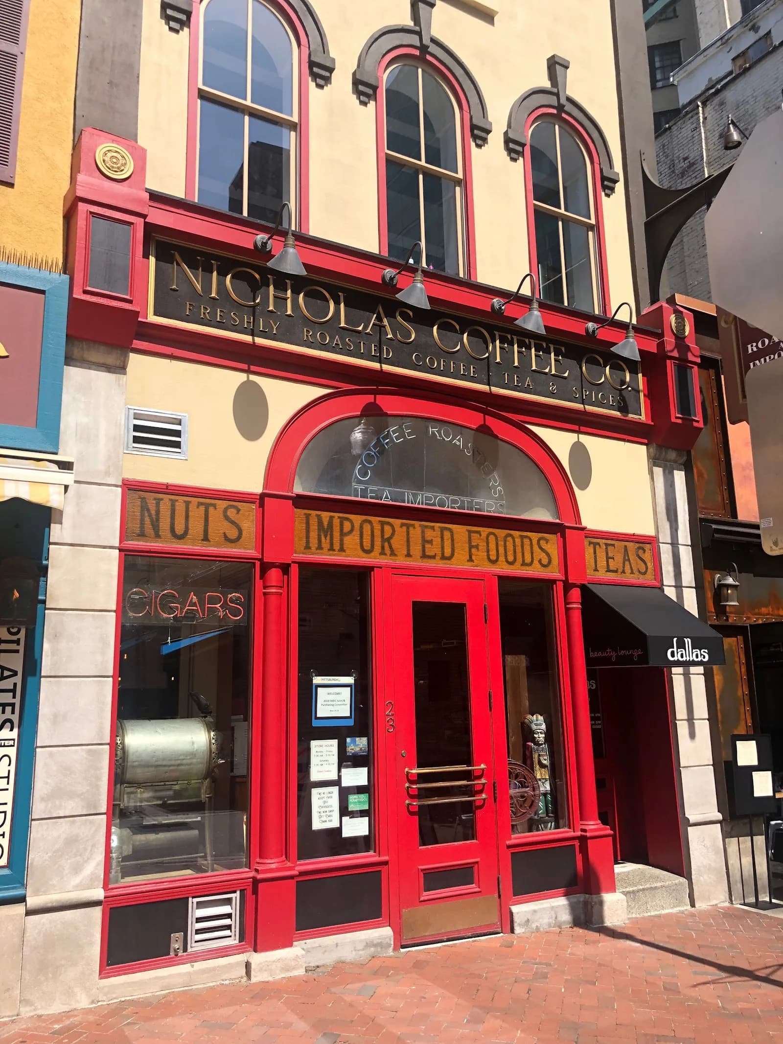 Nicholas Coffee Co in Pittsburgh, specialty coffee roaster