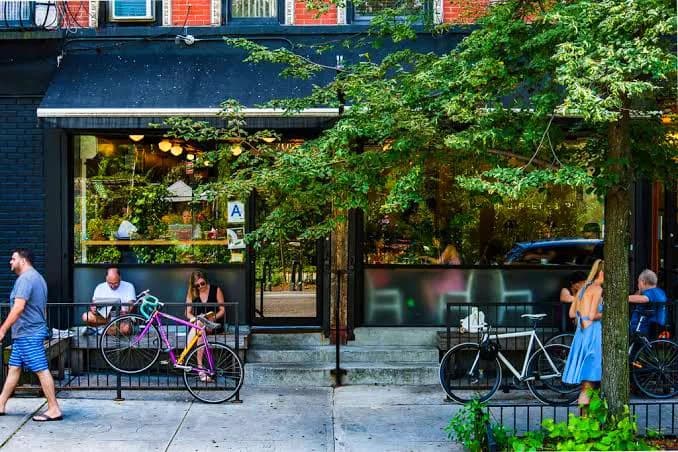 Ninth Street Espresso in New York City, specialty coffee cafe