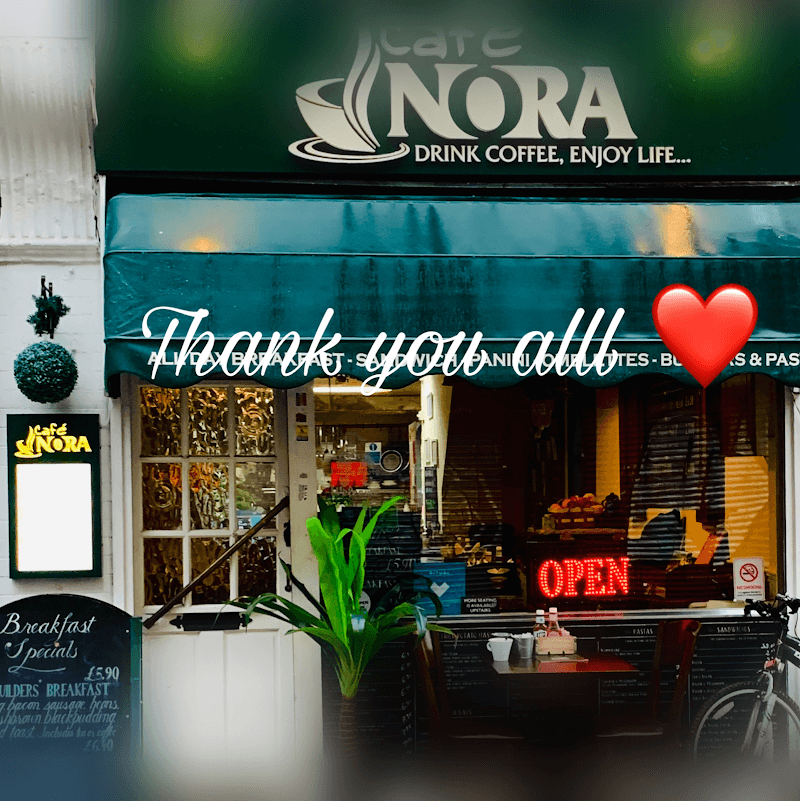 Nora Cafe in London, specialty coffee cafe