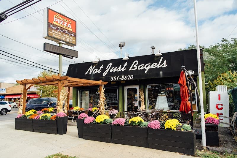 Not Just Bagels in New York City, specialty coffee cafe