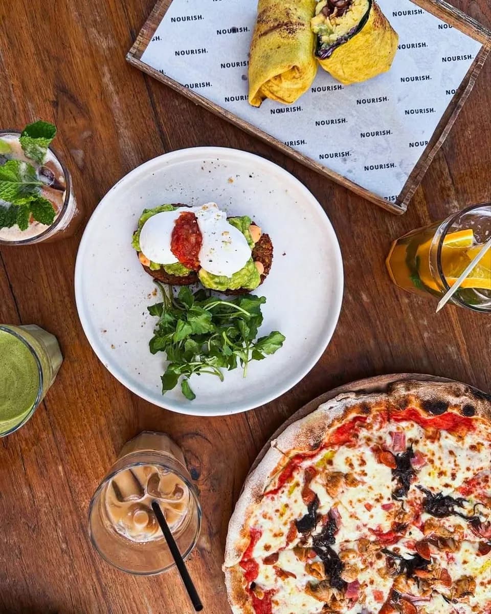 NOURISH CAFE in Canggu, specialty coffee cafe