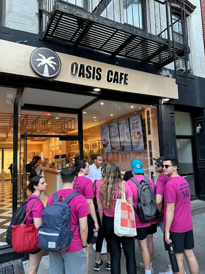 Oasis Coffee Shop in New York City, specialty coffee cafe