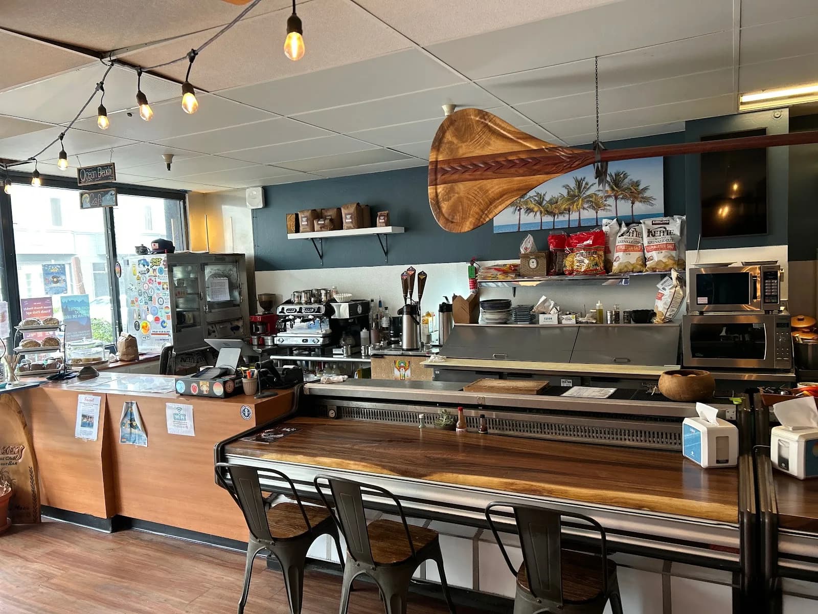 Ocean Beach Cafe in San Francisco, specialty coffee cafe