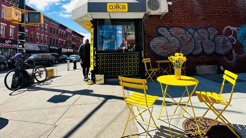 Okka Brooklyn in New York City, specialty coffee cafe