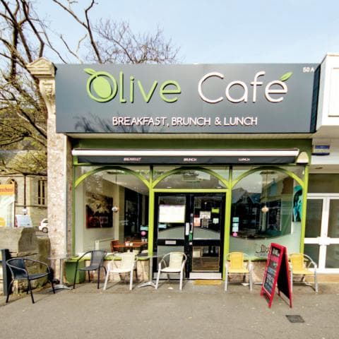 Olive Cafe in Bournemouth, specialty coffee cafe