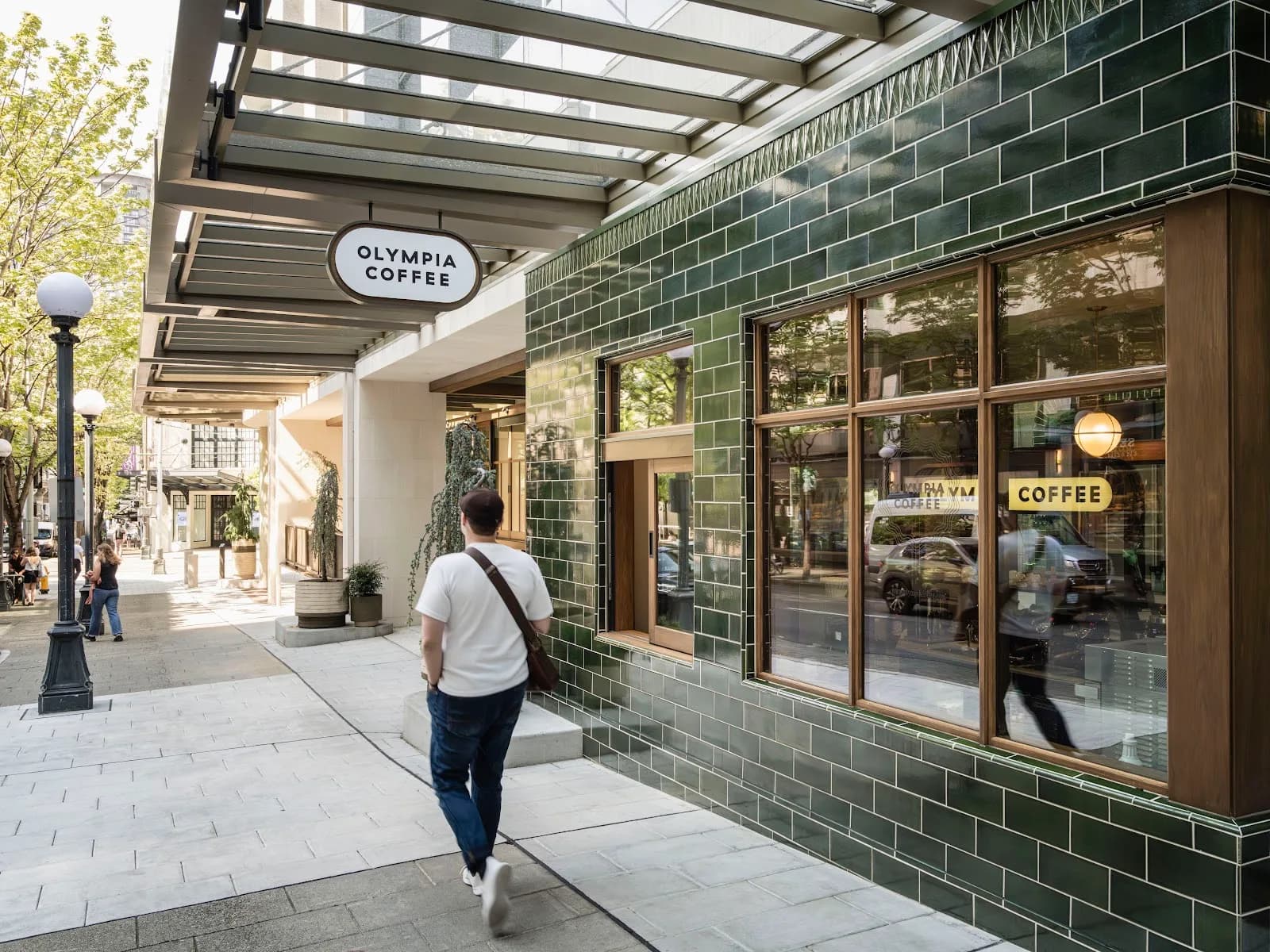 Olympia Coffee Roasting in Seattle, specialty coffee cafe