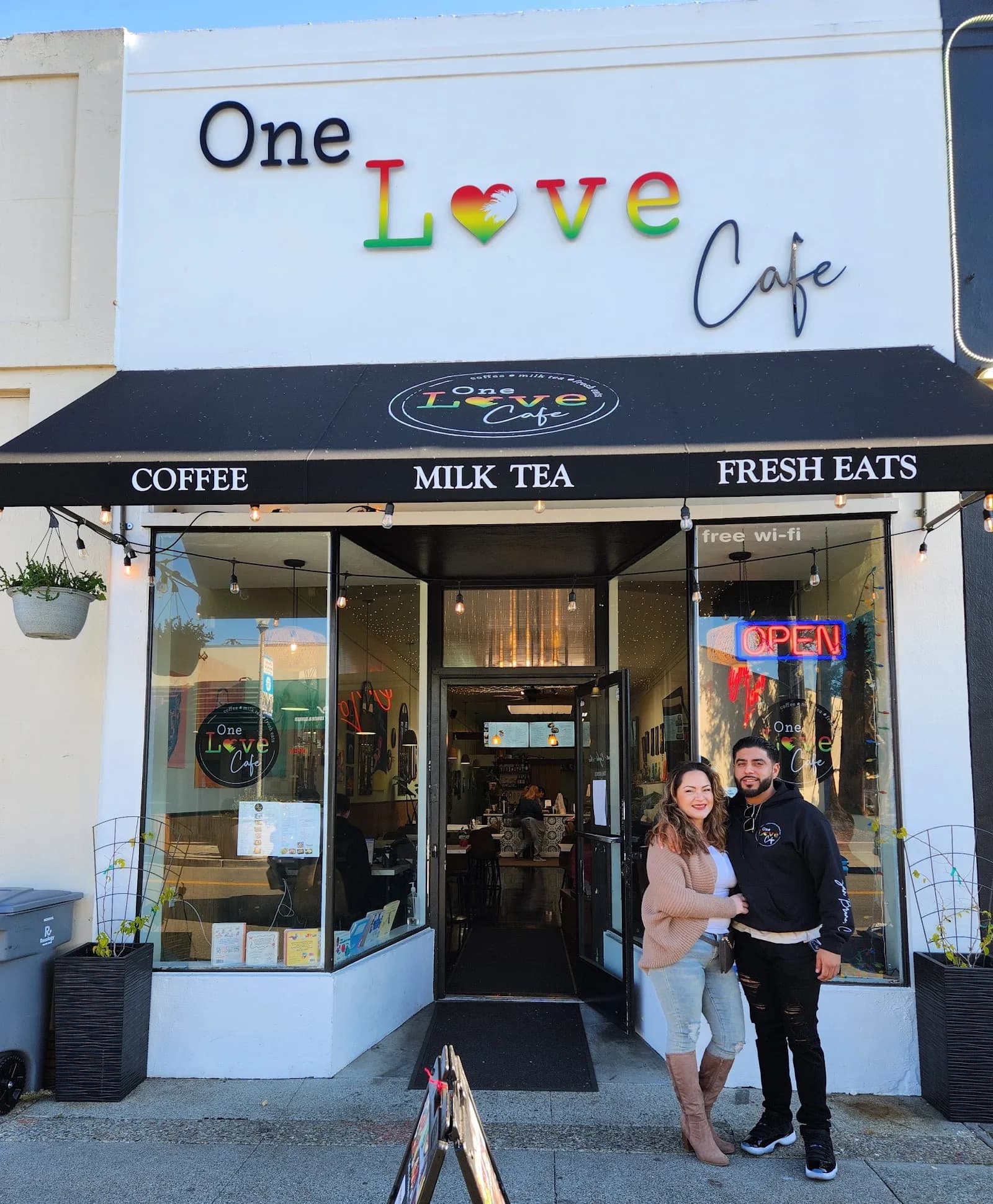 One Love Cafe in San Francisco, specialty coffee cafe