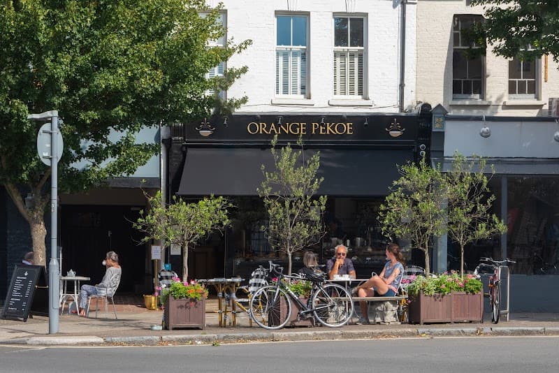 Orange Pekoe in London, specialty coffee cafe