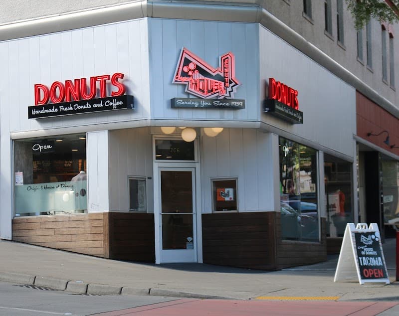 Original House of Donuts in Tacoma, specialty coffee cafe