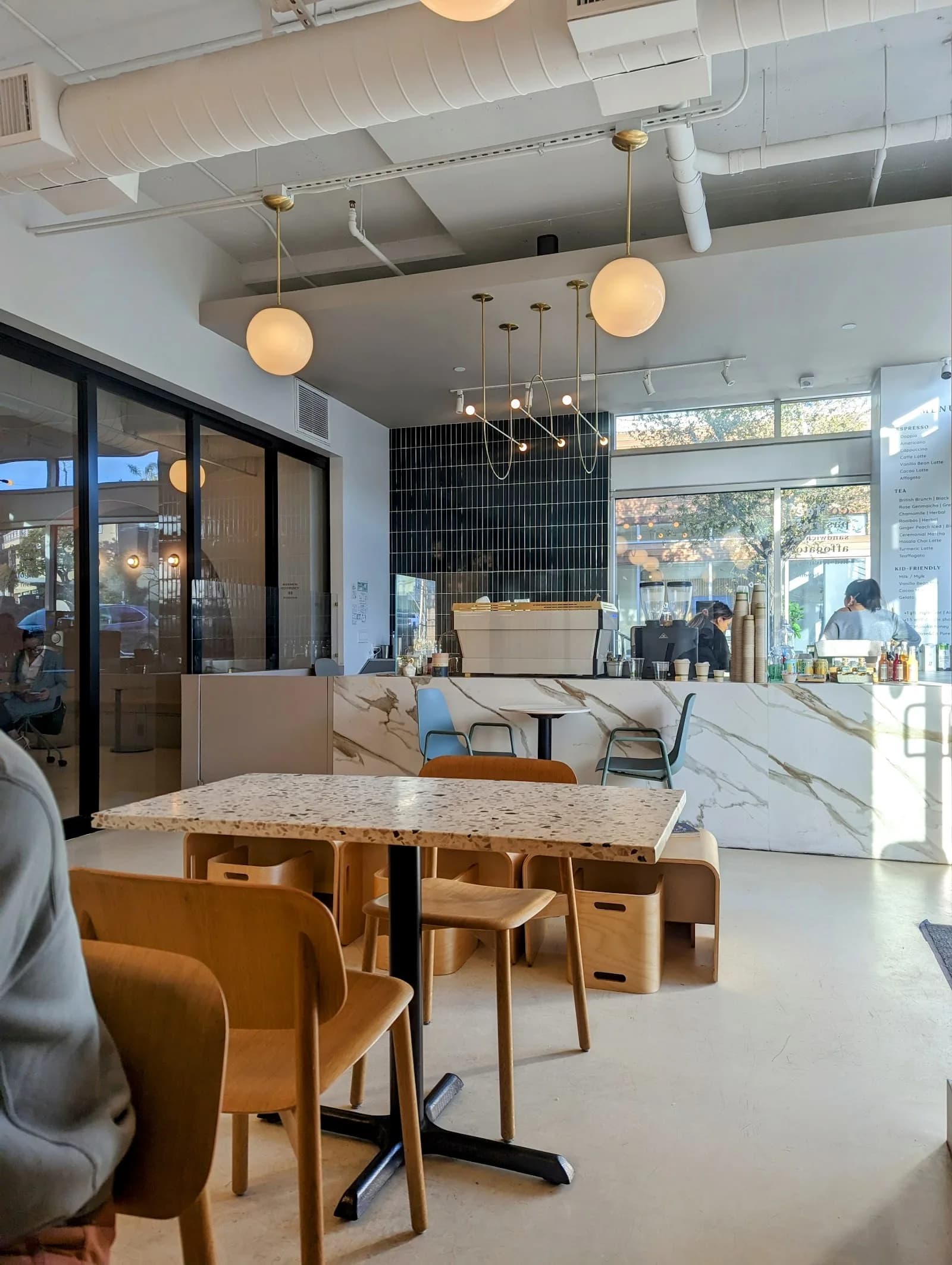 Out Of Office - Espresso Lounge inside MESH space in Los Angeles, specialty coffee cafe