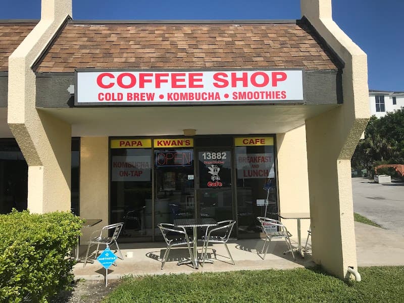 Papa Kwans Coffee Shop in Miami, specialty coffee cafe