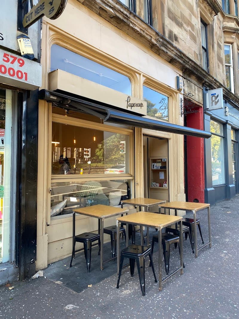 Papercup Coffee Company in Glasgow, specialty coffee cafe