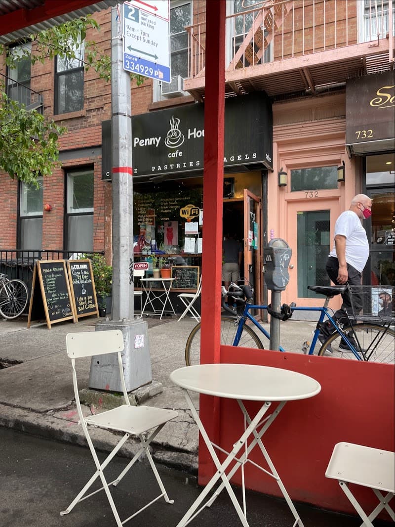 Penny House Cafe in New York City, specialty coffee cafe