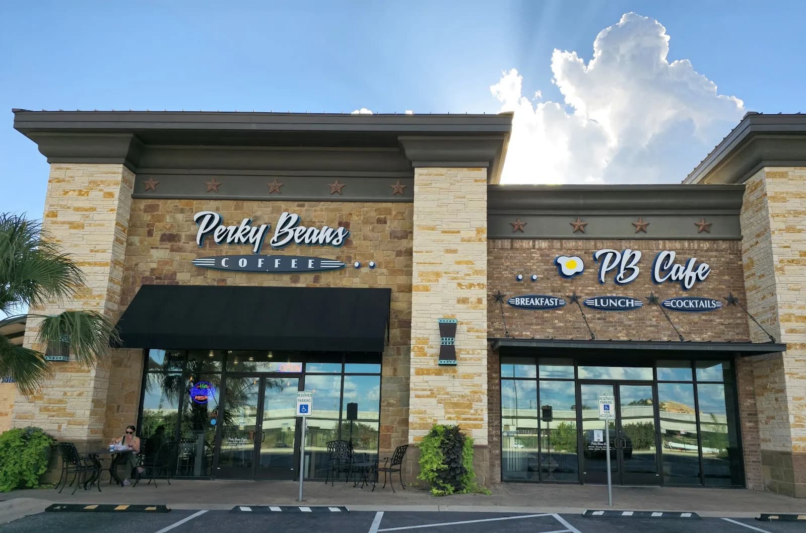 Perky Beans Coffee & PB Cafe in Austin, specialty coffee cafe