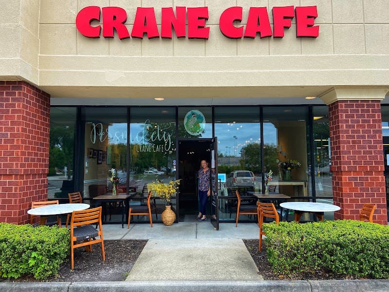 Persnickety Crane Cafe in Yorktown, specialty coffee cafe